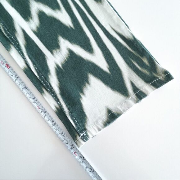 Jones New York Sutton Straight Loden Green Pants Jeans Women's 10 Stretchy - Picture 7 of 12